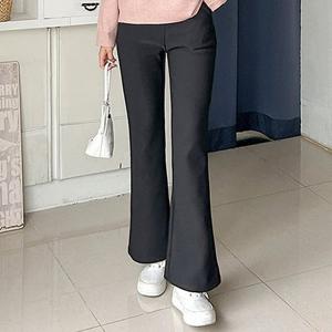 토마토팩토리  여성용 융털 기모 롱 부츠컷 바지 팬츠 슬랙스(2color)