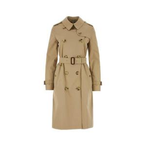 버버리 여성 베이지 코튼 더블버튼 트렌치코트 8079414 A1366