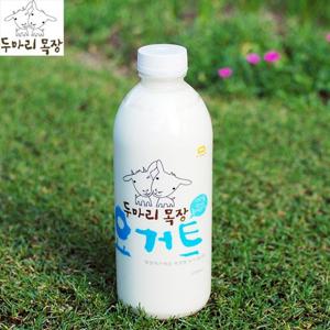 임실치즈마을 두마리목장 요거트 1000ml x 3개 플레인요구르트