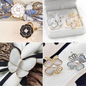 [모노무드]MNO 스카프링 28종모음 큐 고리 쁘띠 클립 버클 방도 홀더 미니