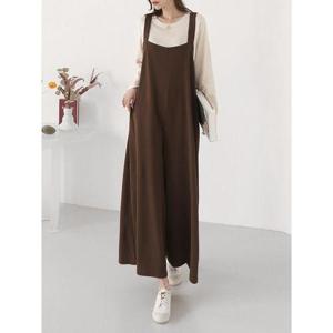 [시크루즈]루플 와이드 포켓 롱 점프수트_BDOP003