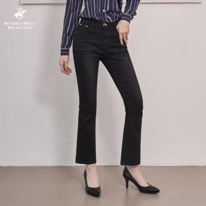 [진마니아]비버리힐즈폴로클럽 모던 다크 워싱 블랙 부츠컷 데님 팬츠 여성 청바지 바지