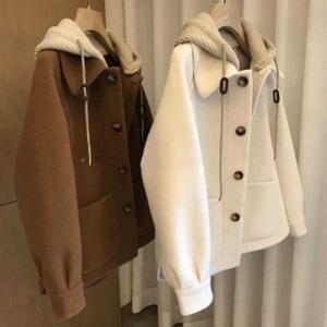 [마마스제이] 두툼하프후드코트 Q0272_여성겨울코트