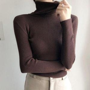 [끌레아]8컬러 터틀넥 골지 목티 기본 겨울 필수템 목폴라 터틀넥티 기본목티 골지목티 겨울이너