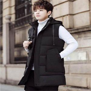 [드림HS몰][드림HS몰]남성 후드 롱 패딩 조끼 베스트 (8072526)