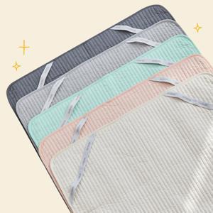 [2+2/총4장]리브맘 3초 뚝딱 매일 바꿔쓰는 순면 피그먼트 밴딩형 베개커버 40x60/50x70