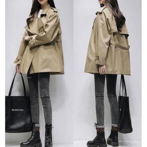 [패션시그널]어깨견장 허리벨트 트렌치 코트 238610