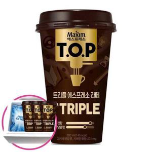 갤러리아_티오피 트리플 에스프레소 라떼 컵커피 300mlx10컵+아이스포장