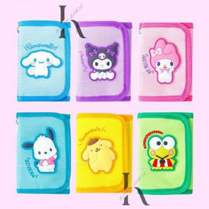 산리오 귀여운 3단 목걸이 지갑 지퍼포켓 카드포켓 시나모롤 쿠로미 마이멜로디 포차코 폼폼푸린 케로피
