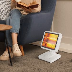 [ VIP 특가 I 카프 ] 발터치 회전형 석영관램프 미니히터 I 무취 무연 무소음  KF-FH03