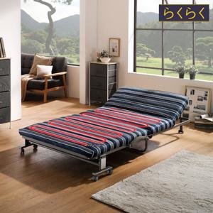 [홈앤 최저가도전]라꾸라꾸 6탄 온열내장형 접이식침대 2인용 CBK-006SD