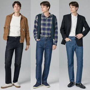 [뱅뱅][뱅뱅]25FW 남성 가을 라이크라 스트레이트 데님 3종_638060