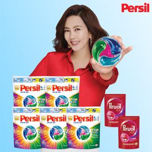 NEW 퍼실 딥클린 디스크 컬러 캡슐세제5팩+퍼울세제2개