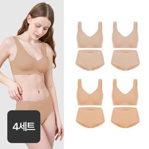 앤왁스 꿈의브라 스킨누드 런닝형 4세트