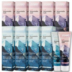 2080 히말라야 퓨어 솔트 치약 120g 9개 다구성 택1 (핑크/크리스탈민트) 구취 치석 제거