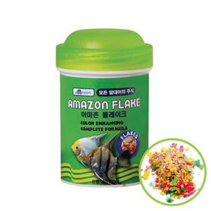 아마존 플레이크(소)100ml 구피사료 먹이 열대어사료