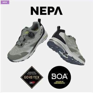 [네파]남자 봄 가을 등산화 고어텍스 경량 트레킹 하이킹 휘슬라이저 운동화_GN