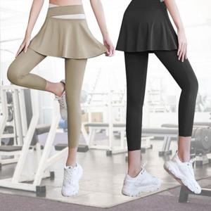 홈트운동복 레깅스 치마 테니스 홈트 발레 A라인 프릴 고탄력