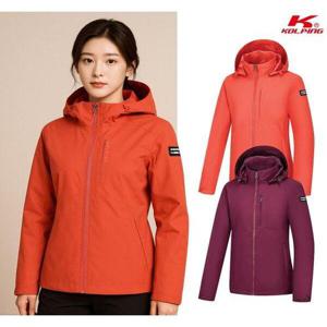[콜핑]콜핑 여성 가을 발수 YKK지퍼 기능성 등산 바람막이 자켓 KSC063RJ3W