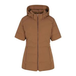 [팬텀]여성 후드 반팔 구스 다운 점퍼 221D3JP397_DG(사은품증정)