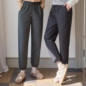 보온끝판 보아털안감 퀼팅 패딩팬츠