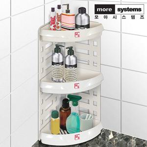 코너정리랙 3단 욕실수납 욕실선반