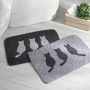[이솔홈] 고양이 순면 퀼트 발매트