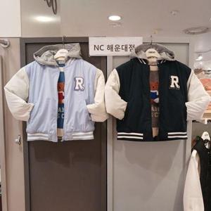 [오후]깔끔하고 멋스런 누빔패딩 공용 야구점퍼~스포티 패딩점퍼 OHJP24W03