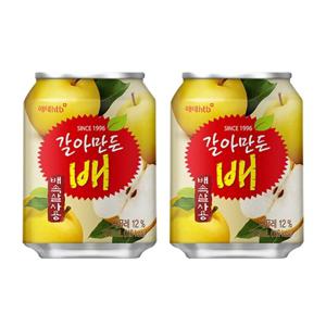 [해태] 갈아만든배 238ml x 48캔 과일주스