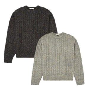 [행텐][모다부평]남성 베이직 케이블 오버 니트10490-040-814-38_BP