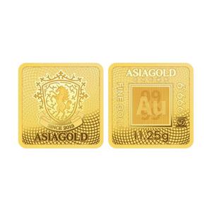 [아시아골드] 24k 순금 잠상 스퀘어 골드바 11.25g