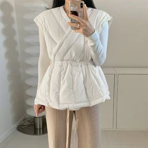 [무드무드] 잰디 스냅버튼 패딩 베스트