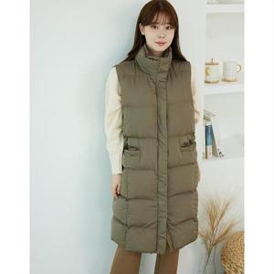 [블루종세일][한정수량/특가] 포켓 롱 패딩 베스트_B2211PV009D