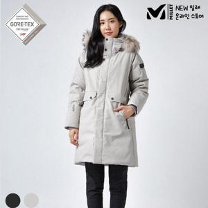 [밀레]패딩 MXQWD750 아웃도어 겨울 고어텍스 필드파카 발열 방풍 야상 구스다운 [2컬러] 여성