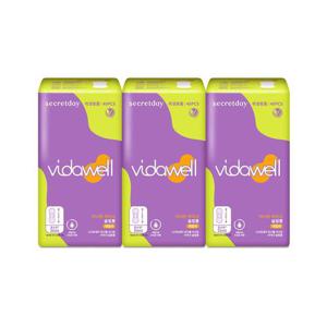 [시크릿데이]시크릿데이 비다웰 이너핏 요실금 라이너 슬림롱 40p X 3팩