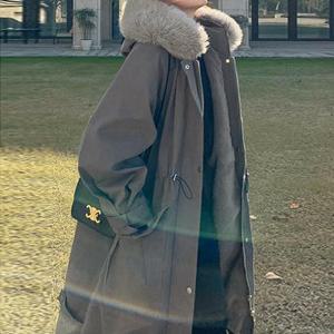 ★특가위크★[유니제이] 카오 미드롱 퍼후드 파카