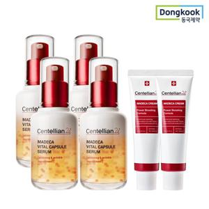 [동국제약] 센텔리안24 마데카 바이탈 캡슐 세럼 50ml 4개+마데카크림 파워 부스팅 포뮬러 50ml 2개