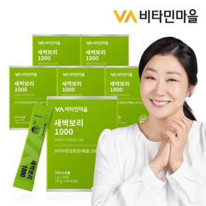 비타민마을 100% 국내산 새싹보리 1000 분말 스틱 6박스 총180포 6개월분