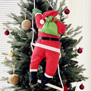 국내발송 대형 벽타는 사다리 산타 75cm 크리스마스 트리 장식
