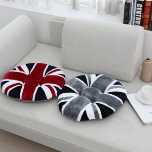 이솔홈 플란넬 영국기 원형방석(M)