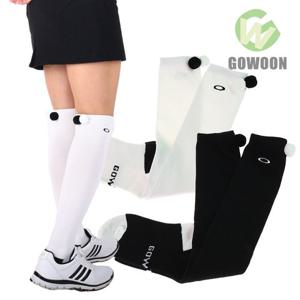 [Xnells] NEW고운 여성 타원방울자수 골프양말/니삭스