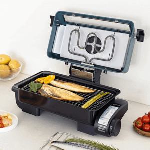 [시크릿특가 I 키친아트] 양면그릴 생선구이기 KSJ-FG600 타이머 직화구이 양면구이기