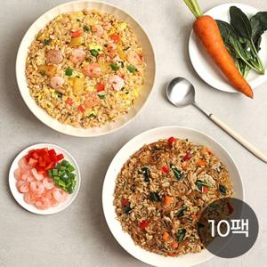 [다신샵] 빅사이즈 저당식단 오늘은점보현미밥 2종 10팩 / 저속노화 식단관리 다이어트 현미볶음밥