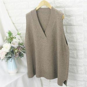 [쿨젠]rid_램스울 박스 VOT가을.겨울조끼,박스핏조끼,브이넥조끼,빅사이즈,박스조끼