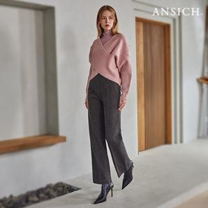 [안지크]25FW 헤링본 더블 웜기모 본딩팬츠 3종