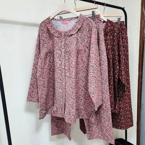패션아이템 국산 면 여성 겨울 잠옷세트