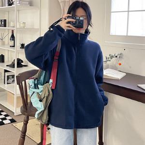 [시노코] *BEST* 남여공용 베이직 쿠션 집업 자켓 4컬러 M-XL C24J408