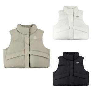 [엄브로]엄브로 우먼스 코지 크롭 다운베스트 UP422CDVN3