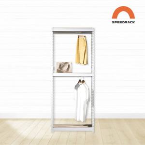 스피드랙 V2 행거 W1000XD500XH2100X3단X행거봉2개 드레스룸