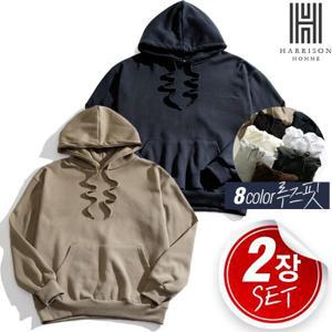 [해리슨] 2SET 고퀄리티 특기모 후드티 MDL1458
